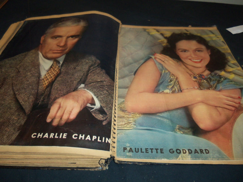 1940'S MOVIE STAR SCRAPBOOK - STEWART - TURNER - 12A