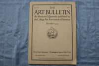 1925 DECEMBER THE ART BULLETIN SOFTCOVER BOOK -COLLEGE ART ASSOCIATION - KD 9587