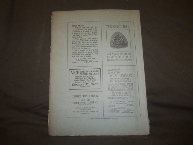1902 APRIL THE HOUSE & GARDEN MAGAZINE - GREAT PHOTOS & ADS - ST 758