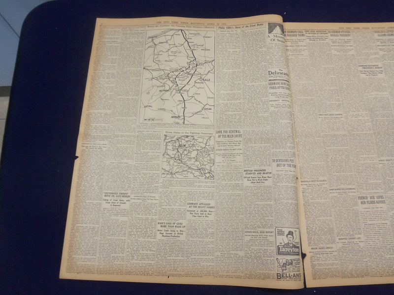 1918 APRIL 13 NEW YORK TIMES - HAIG TELLS ARMY RETIREMENT MUST STOP - NT 8210