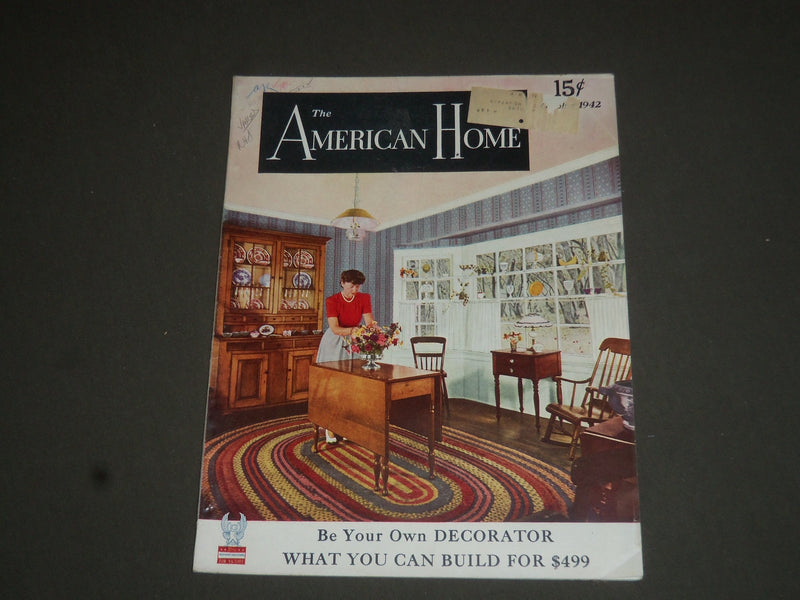 1942 OCTOBER THE AMERICAN HOME MAGAZINE - NICE COVER, STORIES & PHOTOS - SP 7681