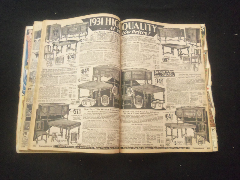1931-32 FALL AND WINTER MONTGOMERY WARD CATALOG - ST. PAUL, MINNESOTA- R 93E
