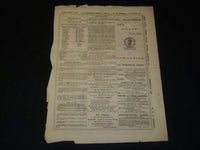 1869 JANUARY 2 BOSTON THEATRE ANNOUNCEMENT - SCALP HUNTERS - DAVENPORT - J 5393