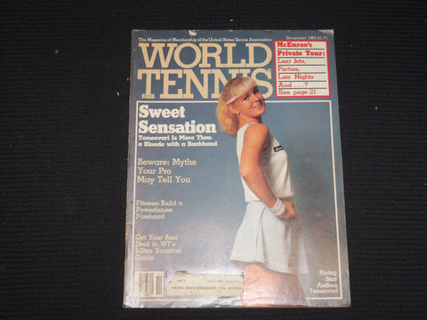 1983 NOVEMBER WORLD TENNIS MAGAZINE - ANDREA TEMESVARI COVER - ST 1004P