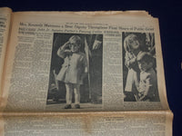 1963 NOVEMBER 26 THE NEW YORK TIMES - KENNEDY LAID TO REST IN ARLINGTON- NP 2998
