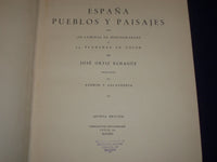 1952 ESPANA PUEBLOS Y PAISAJES BOOK BY JOSE ORTIZ ECHAGUE VOLUME 2 - KD 1629