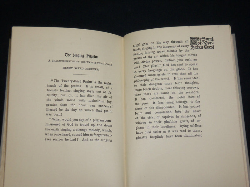 1908 THE SONS OF OUR SYRIAN GUEST-KNIGHT BOOK BY WILLIAM ALLEN KNIGHT - KD 6481
