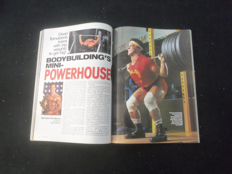 1989 FEBRUARY MUSCLE & FITNESS MAGAZINE - 4TH ANNUAL SWIMSUIT ISSUE - SP 1522H