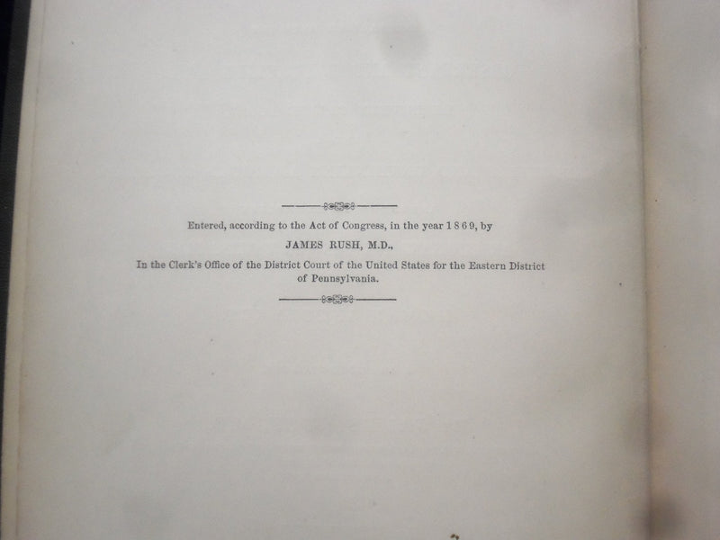 1869 RHYMES OF CONTRAST OF WISDOM AND FOLLY HARDCOVER BOOK BY JAMES RUSH-KD 8482