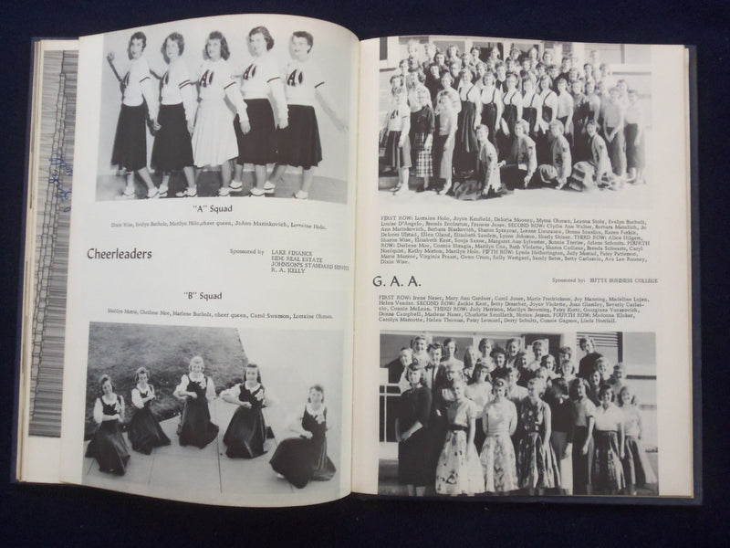 1957 THE BIG STACK ANACONDA HIGH SCHOOL YEARBOOK - ANACONDA, MONTANA - YB 3221