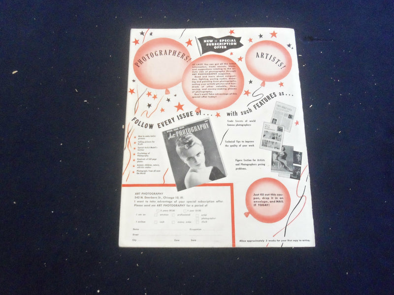 1951 JULY ART PHOTOGRAPHY MAGAZINE - NICE PHOTOGRAPHS & STORIES - SP 7491G