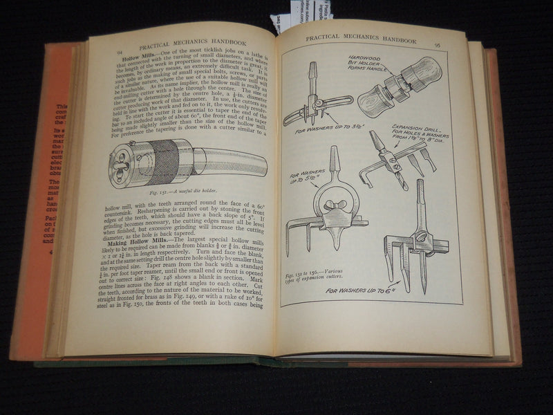 1942 PRACTICAL MECHANICS HANDBOOK BY F. J. CAMM - FOURTH EDITION - KD 4585Q