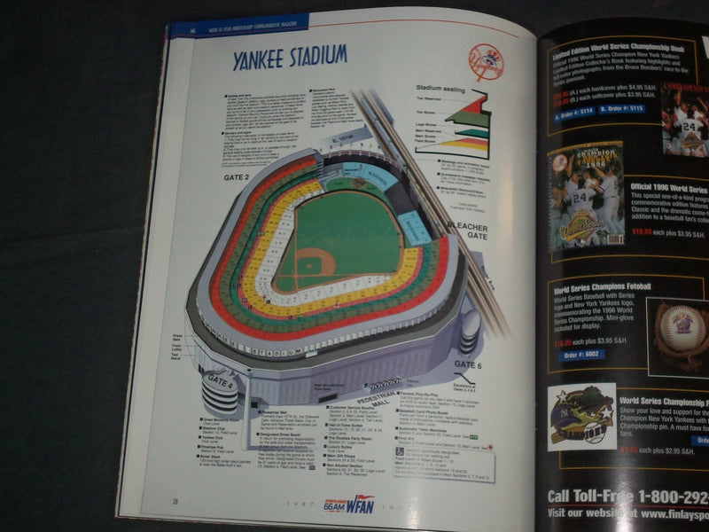1997 WFAN TENTH ANNIVERSARY COMMEMORATIVE MAGAZINE - NY RADIO STATION - B 6460