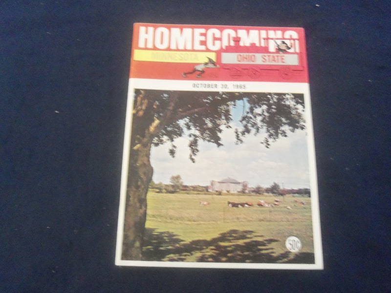 1962 OCT 30 FOOTBALL PROGRAM - OHIO STATE UNIV VS UNIV OF MINNESOTA - SP 9336U