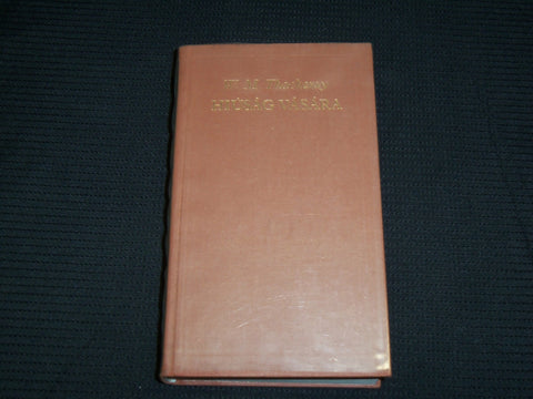 1982 HIUSAG VASARA HARDCOVER BOOK BY W. M. THACKERAY - HUNGARIAN - KD 7366