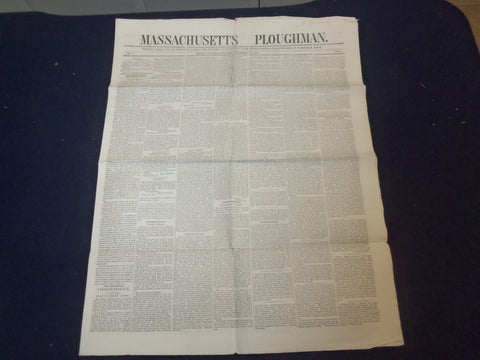 1848 NOVEMBER 11 MASSACHUSETTS PLOUGHMAN - TAYLOR ELECTED- THANKSGIVING- NP 5156