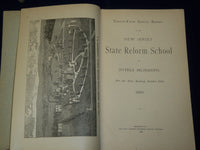 1889 NEW JERSEY STATE REFORM SCHOOL 25TH ANNUAL REPORT - TRENTON NJ - J 4533