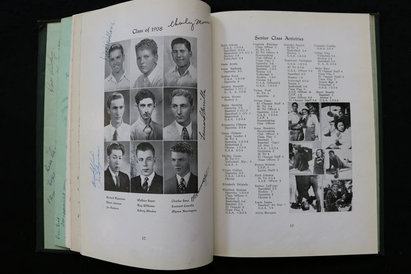 1938 EL CHASQUI CHINO HIGH SCHOOL YEARBOOK - CHINO, CALIFORNIA - YB 3511