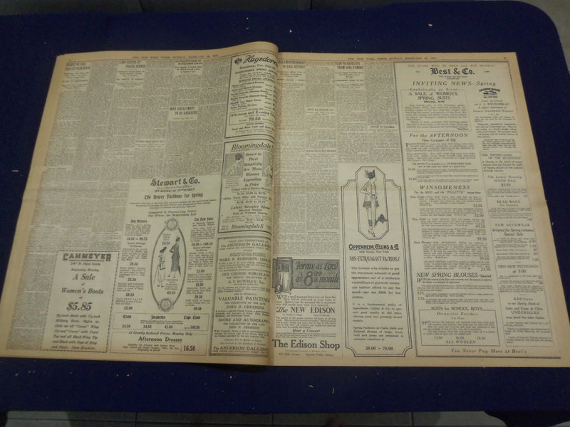 1918 FEBRUARY 24 NEW YORK TIMES - TEUTONS AGAIN OFFER PEACE TO RUSSIA - NT 8242