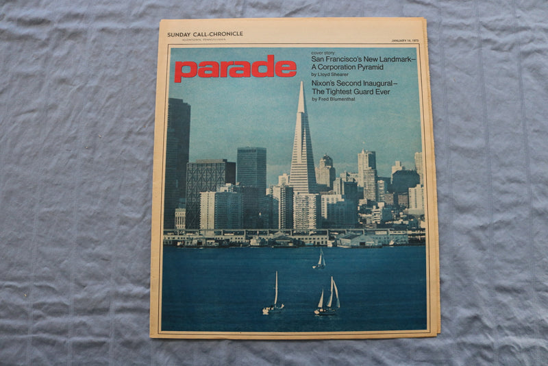 1973 JAN 14 PARADE SUNDAY CALL-CHRONICLE - ALLENTOWN, PA -SAN FRANCISCO- NP 8491