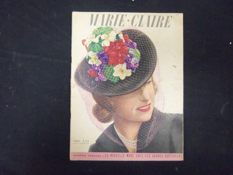 1939 MARCH 3 MARIE CLAIRE MAGAZINE - ILLUSTRATIONS, STORIES & ADS - ST 3571