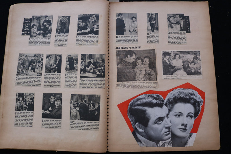 1930'S HOLLYWOOD STARS SCRAPBOOK - HENRY FONDA - CLARK GABLE - E 24946