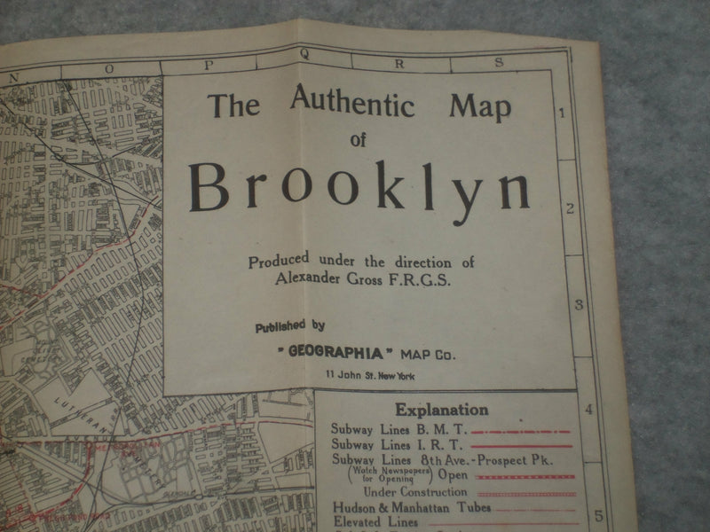 1931 COMPLETE GUIDE TO BROOKLYN - J 6322