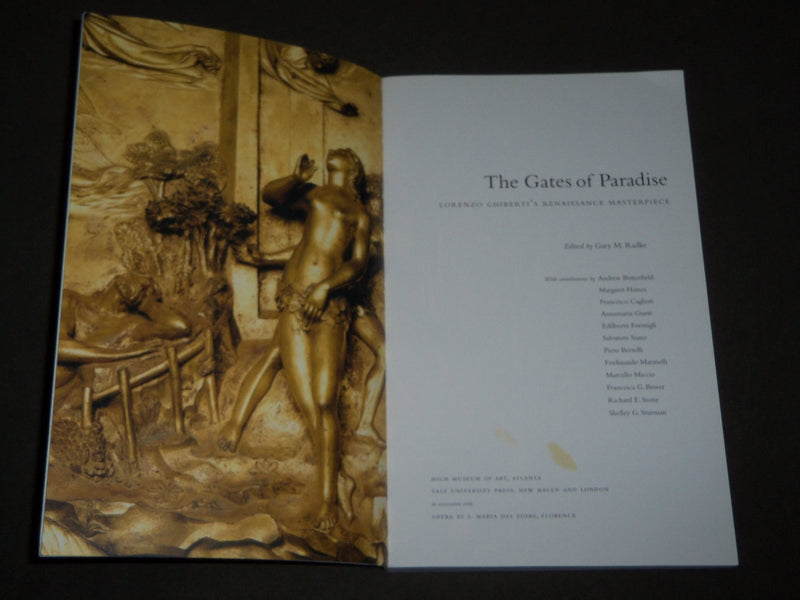 2007 THE GATES OF PARADISE EDITED BY GARY M. RADKE - SOFTCOVER BOOK - I 1659