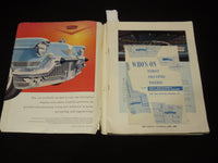 1956 NATIONAL AUTOMOBILE SHOW OFFICIAL PROGRAM - GREAT PHOTOS - K 1295A