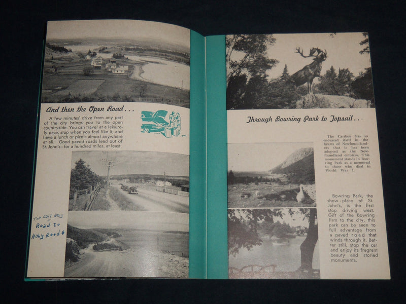 1953 NEW FOUNDLAND CANADA'S NEWEST PROVINCE BOOK - J 8701