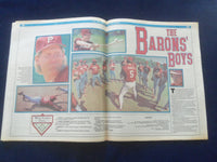 1989 APR 26 THE TIMES LEADER NEWSPAPER - WILKES-BARRE, PA - RED BARONS - NP 6180