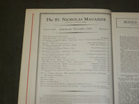1929 NOVEMBER ST. NICHOLAS MAGAZINE - ILLUSTRATIONS, STORIES & ADS - B 5050
