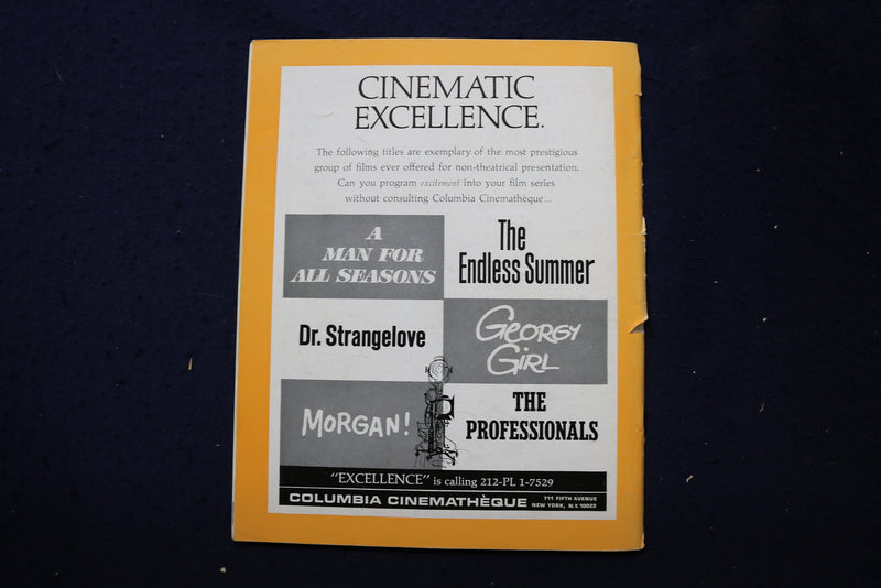 1968 SPRING SIGHT AND SOUND MAGAZINE - MARLON BRANDO COVER - E 17561