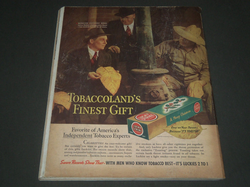 1938 DECEMBER FORTUNE MAGAZINE - GREAT COVER & ADS - F 97