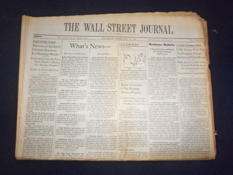 1997 FEB 20 THE WALL STREET JOURNAL - DNC DONOR WITH TIES TO PARAGUAY - WJ 57