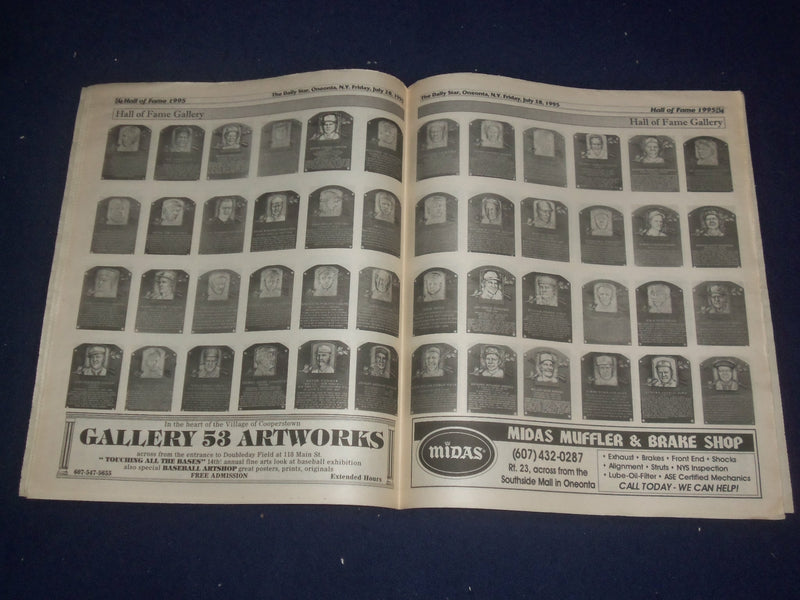 1995 JULY 28 THE DAILY STAR HALL OF FAME 1995 SUPPLEMENT - ONEOTA, NY - ST 6821