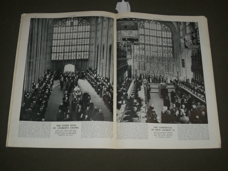 1952 FEBRUARY 23 THE SPHERE MAGAZINE - THE FUNERAL OF KING GEORGE VI - SP 8309