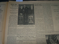 1940 MAY 20 NEW YORK TIMES - FIERCE BATTLE OF TANKS RAGES ST. QUENTIN - NP 3611