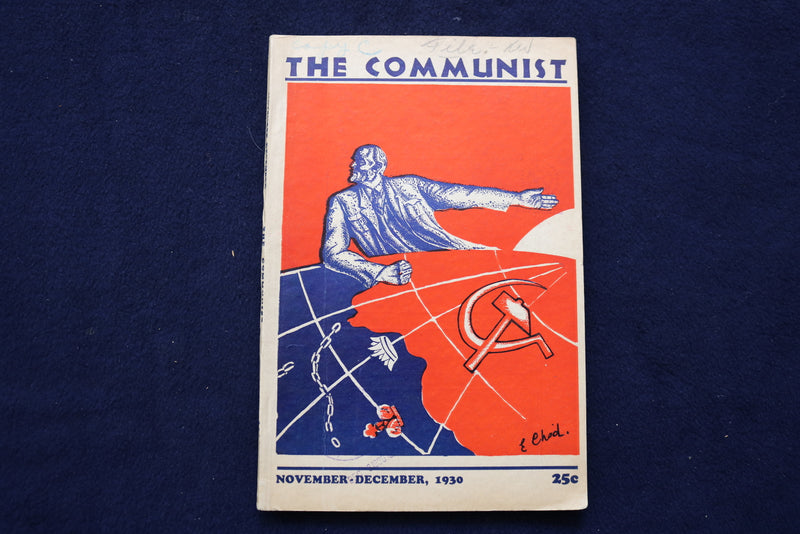 1930 NOVEMBER-DECEMBER THE COMMUNIST MONTHLY PERIODICAL - K 475