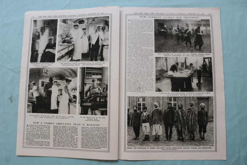 1915 FEB 25 NEW YORK TIMES MID-WEEK PICTORIAL - LONG WAY TO BRITTANY - NP 9129