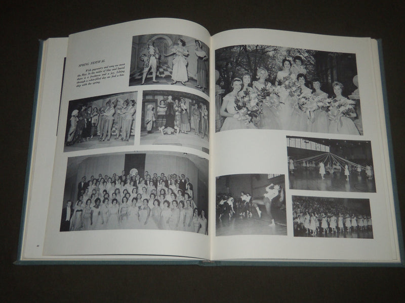 1961 THE LOG BEAVER COLLEGE YEARBOOK - JENKINTOWN, PA - GREAT PHOTOS - YB 1243