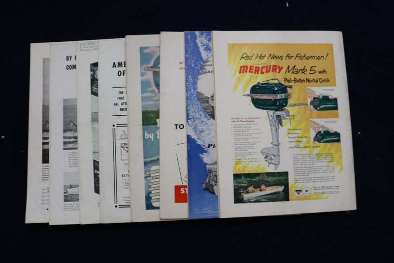 1950-1953 LAKELAND YACHTING MAGAZINE - LOT OF 8 - O 3576
