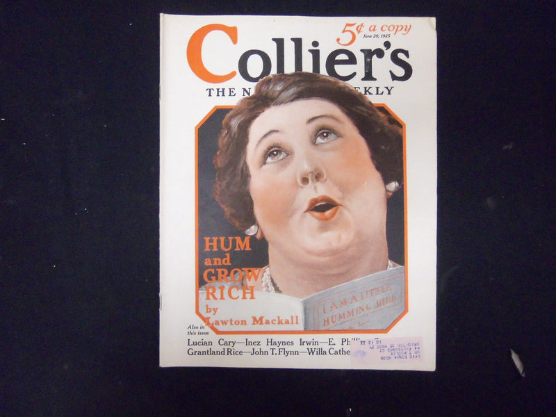 1925 JUNE 20 COLLIER'S MAGAZINE - GREAT ILLUSTRATIONS, ARTICLES & ADS - ST 3935