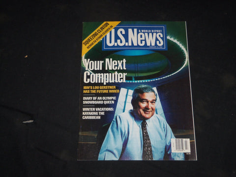 1998 FEB 16 U.S. NEWS & WORLD REPORT MAGAZINE - IBM'S LOUIS GERSTNER COVER- B 63