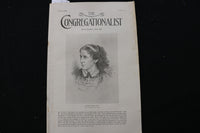 1896 JULY 9 THE CONGREGATIONALIST MAGAZINE - HARRIET BEECHER STOWE COVER- K 2482