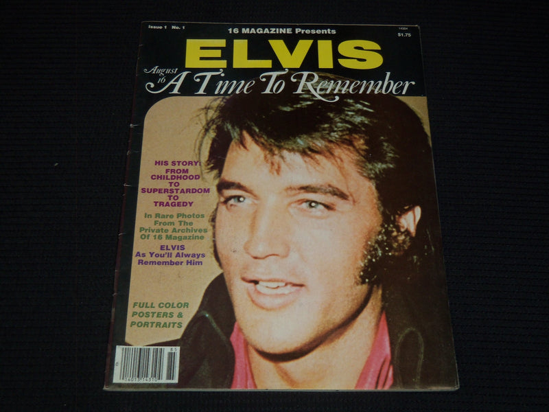 1978 NO. 1 16 MAGAZINE PRESENTS ELVIS A TIME TO REMEMBER MAGAZINE - E 15467