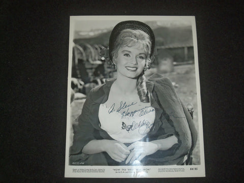 DEBBIE REYNOLDS - HOW THE WEST WAS WON - AUTOGRAPHED 8X10 PHOTOGRAPH - J 6258