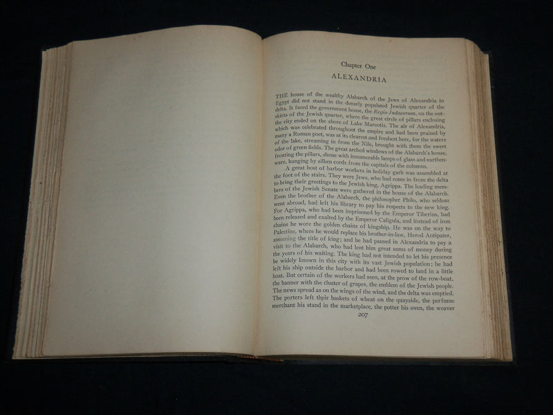 1943 THE APOSTLE HARDCOVER BOOK BY SHOLEM ASCH - TRANSLATED BY SAMUEL - KD 6844