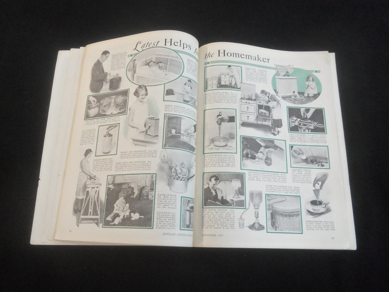 1932 SEPTEMBER POPULAR SCIENCE MAGAZINE -ILLUSTRATIONS, STORIES, PHOTOS-SP 9338U