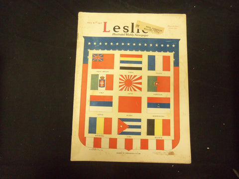 1917 MAY 31 LESLIE'S WEEKLY MAGAZINE - ALLIES IN FREEDOM'S CAUSE - ST 2151